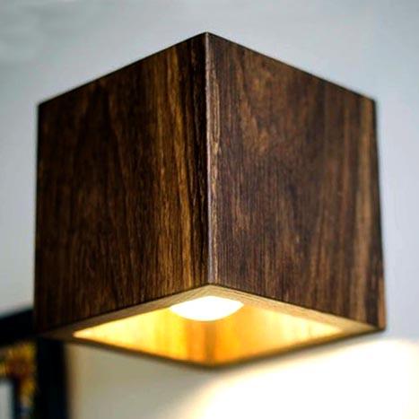 Світильник настінний з дерева Урбанет Капучино (БРА-000609)