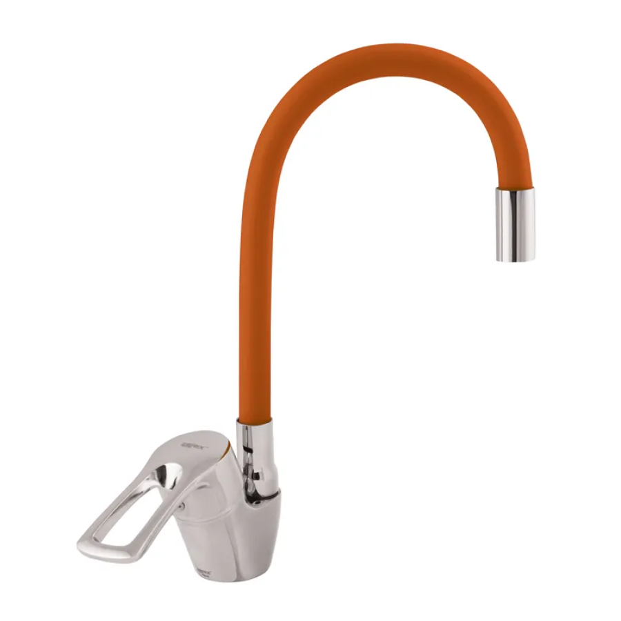 Смеситель для кухни Zerix YUB 181 Orange (ZX0434)