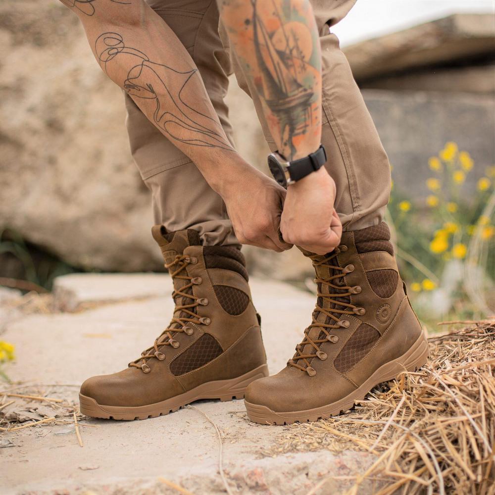 Берці туристичні Стимул Козак р. 42 демісезон/полегшені Койот - фото 8 Берці туристичні Стимул Козак р. 42 демісезон/полегшені Койот - фото 8