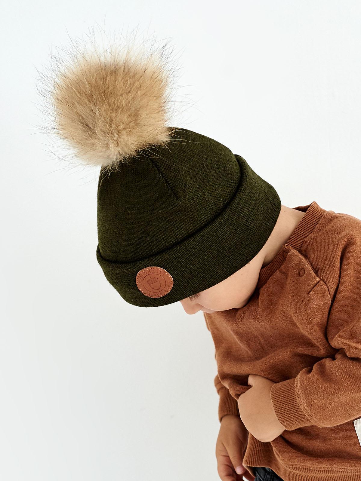 Шапка зимняя Дембохаус р. 48 Хаки (Богота)