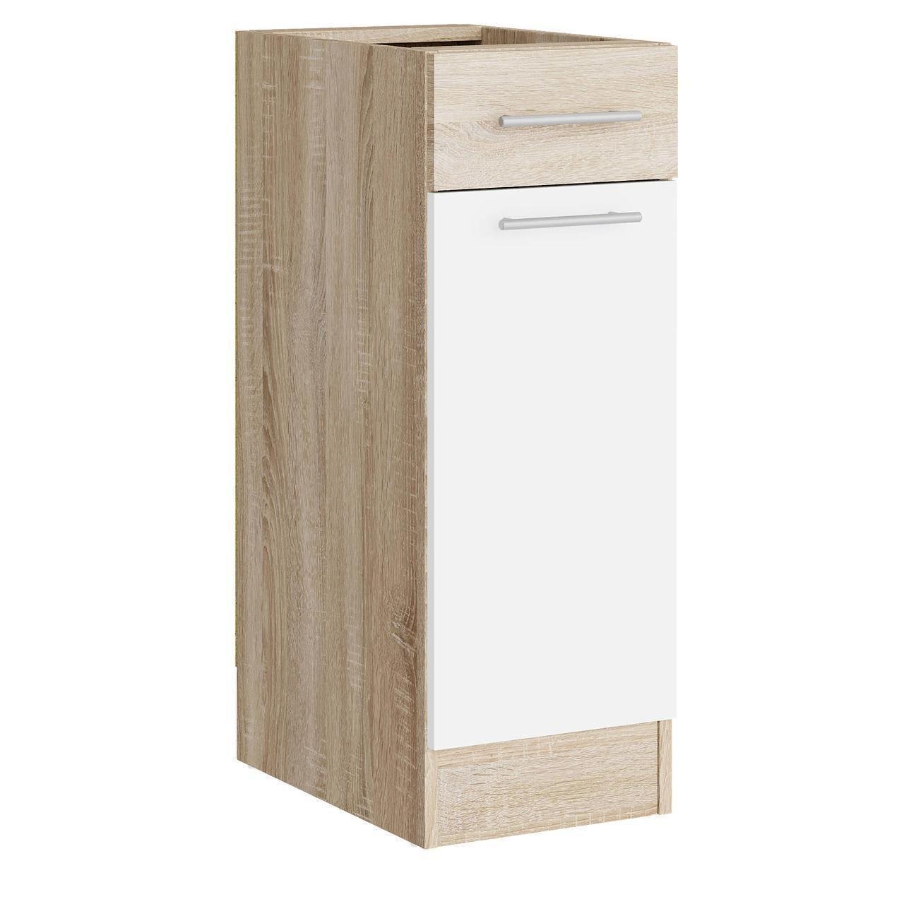 Кухня секция Еверест Эко Новая 30 Низ ящик 300х456х820 мм Сонома/Белый/Сонома (eko-561)