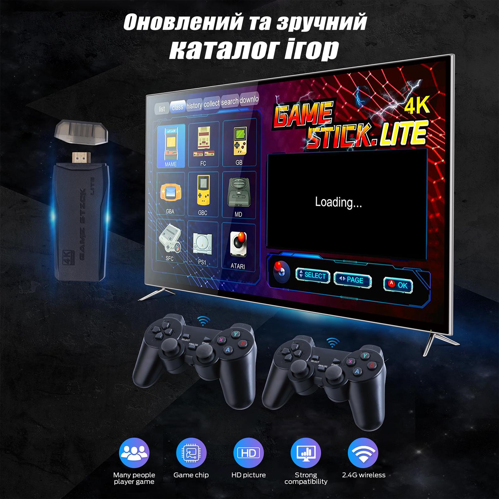 Игровая приставка к телевизору Game Stick 4K Lite 64 Gb (19480559) - фото 8