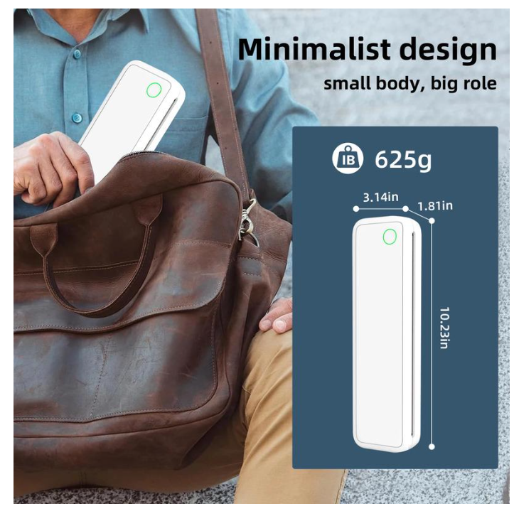 Принтер портативный A4 M15 Wi-Fi Bluetooth (45673-_2305) - фото 4 Принтер портативный A4 M15 Wi-Fi Bluetooth (45673-_2305) - фото 4