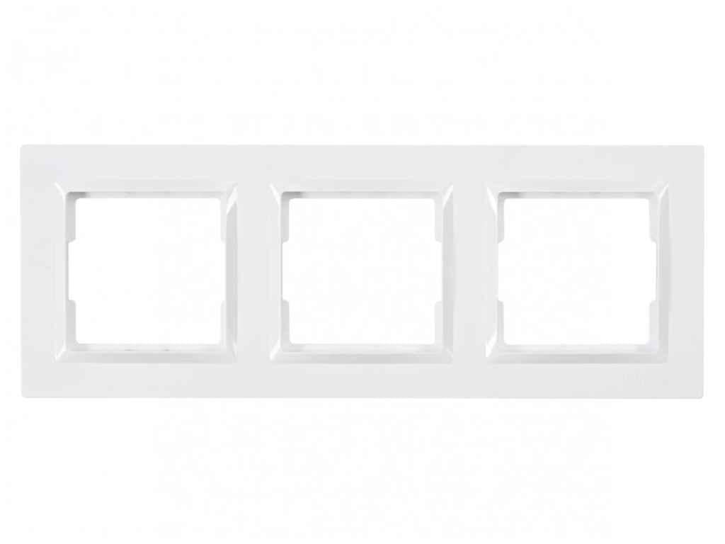 Рамка Luxel 3-я горизонтальная JAZZ 9023 (1017776)