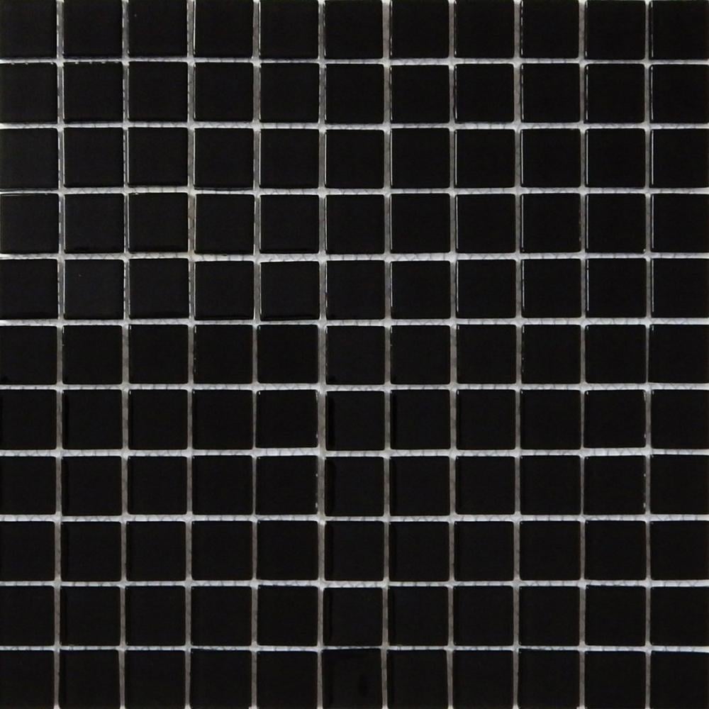 Мозаїка скляна Mozaico De Lux V-MOS AA113 Black (001425)
