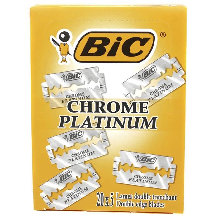 Лезвия к станку для бритья BIC Chrome Platinum 20х5 шт. (1642173156)