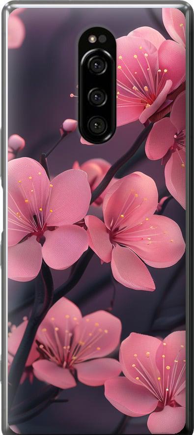 Чехол на Sony Xperia XZ4 Пурпурная сакура (6075u-1623-42517)
