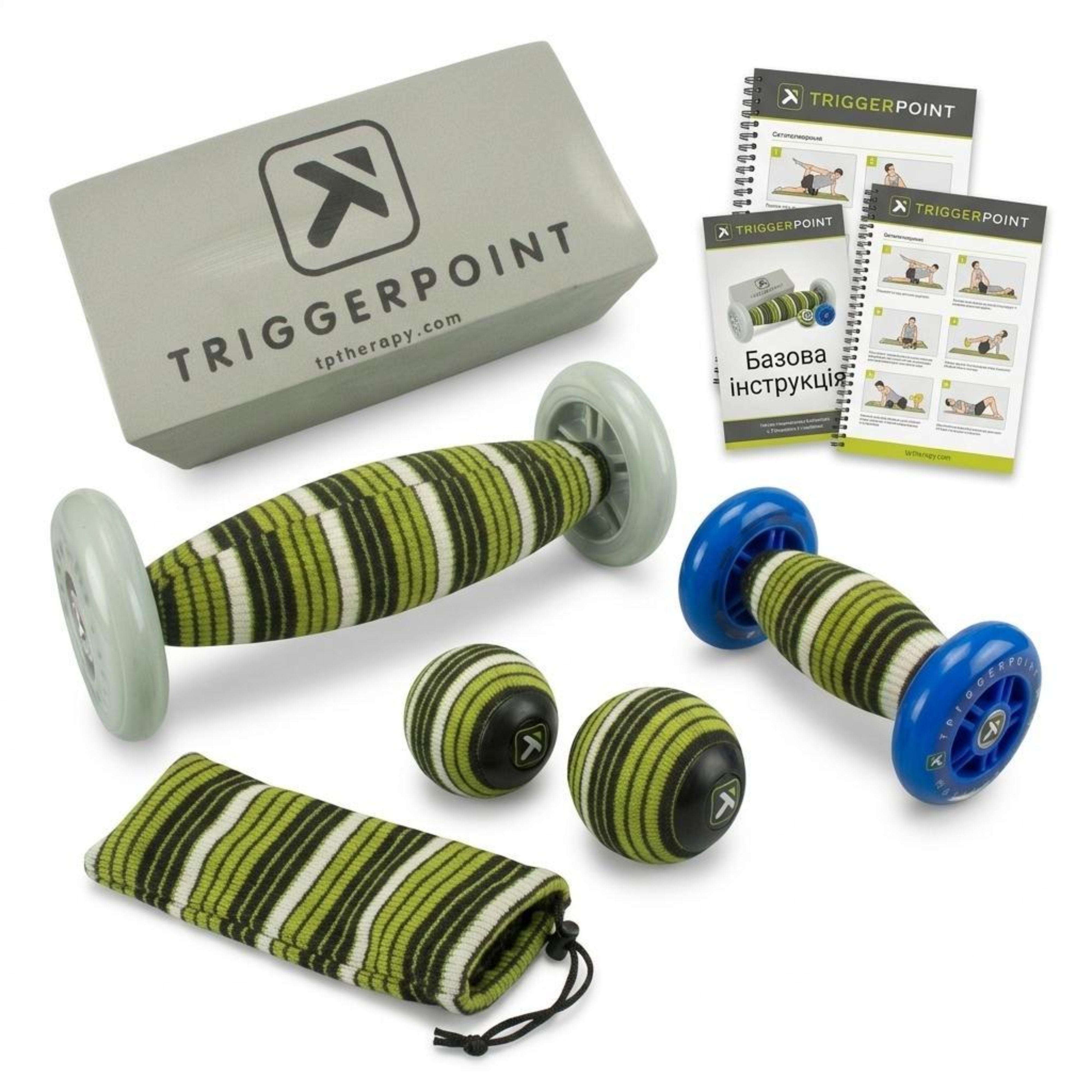 Набір для самомасажу від стоп до шиї Total Body Kit Trigger Point з роликами/м'ячами (TotalBodyKit)