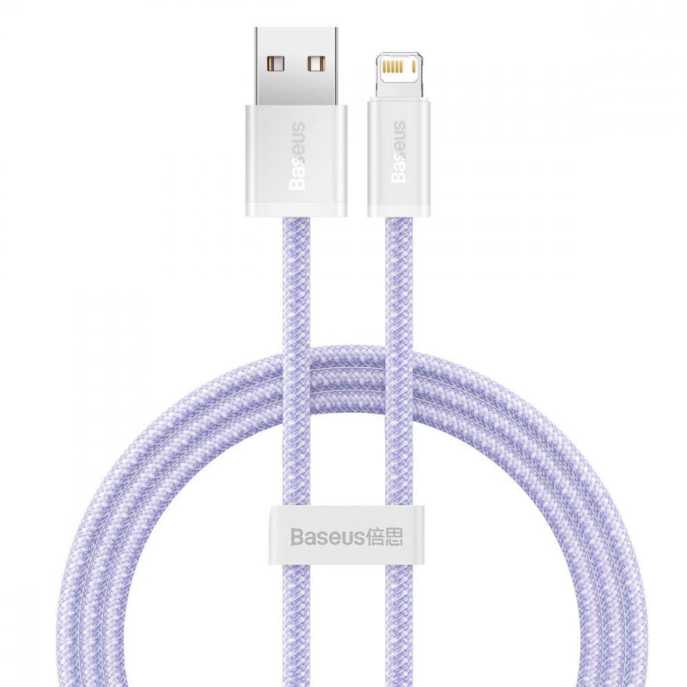 Кабель BASEUS Dynamic Series Fast Charging Lightning 2,4 A 1 м Фиолетовый (34280 purple)