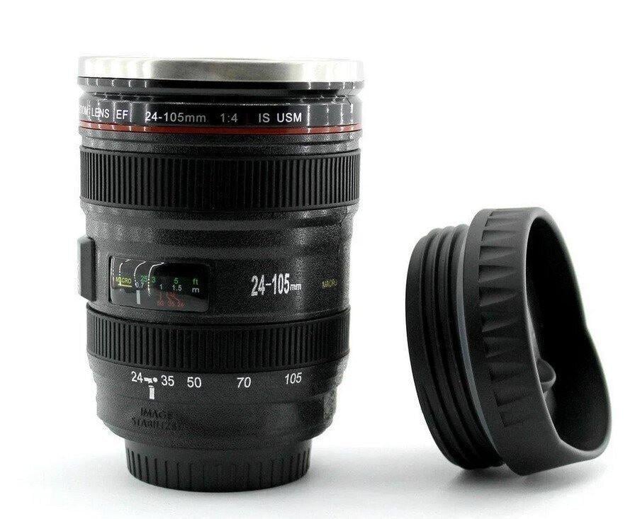 Термокухоль Об'єктив 300 мл Чорний (17945102) - фото 5