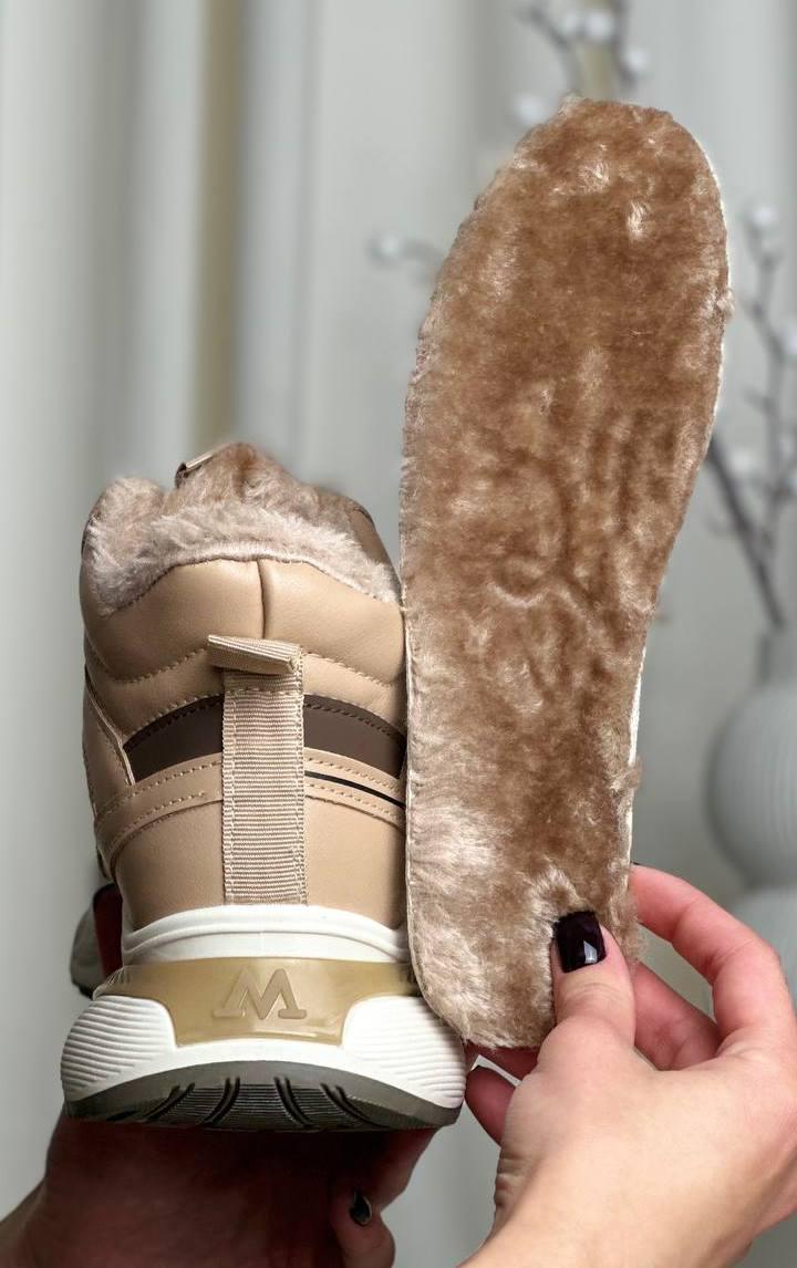 Кроссовки женские Loretta K908-2 зимние р. 36 Бежевый (30219768) - фото 7 Кроссовки женские Loretta K908-2 зимние р. 36 Бежевый (30219768) - фото 7