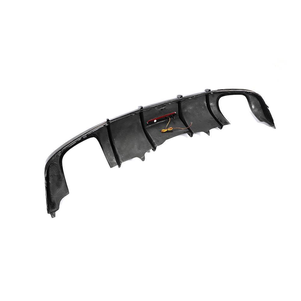 Диффузор заднего бампера DDCarbon V1 для S-Line 2016-2020 DDCarbon для Audi A5 2016-2025 гг. натуральный карбон (133069)