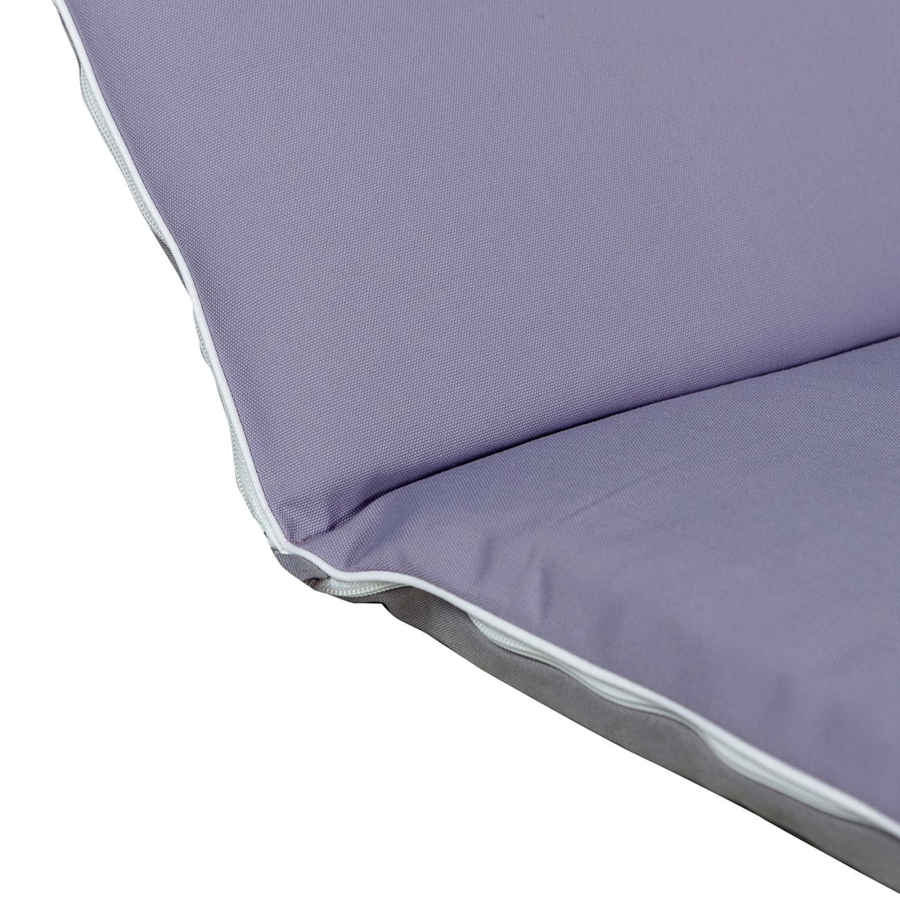 Матрас для шезлонга Ost-Fran TRIO тексилк 189x58x5 см Сиреневый 2176 (3902) - фото 3