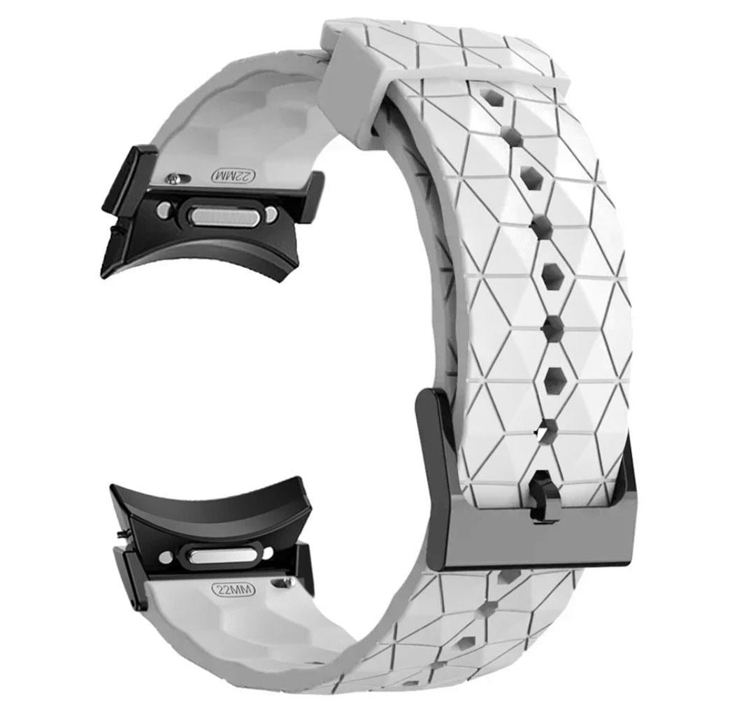 Ремешок силиконовый Primolux Dimond для часов Samsung Galaxy Watch 7/Watch 6/Watch FE White (38827062) Ремешок силиконовый Primolux Dimond для часов Samsung Galaxy Watch 7/Watch 6/Watch FE White (38827062)