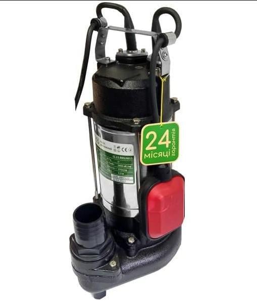 Дренажно-фекальний насос toНАСОСИ WQV750F 0,75 кВт з кабелем 10 м (ТР-00022259)