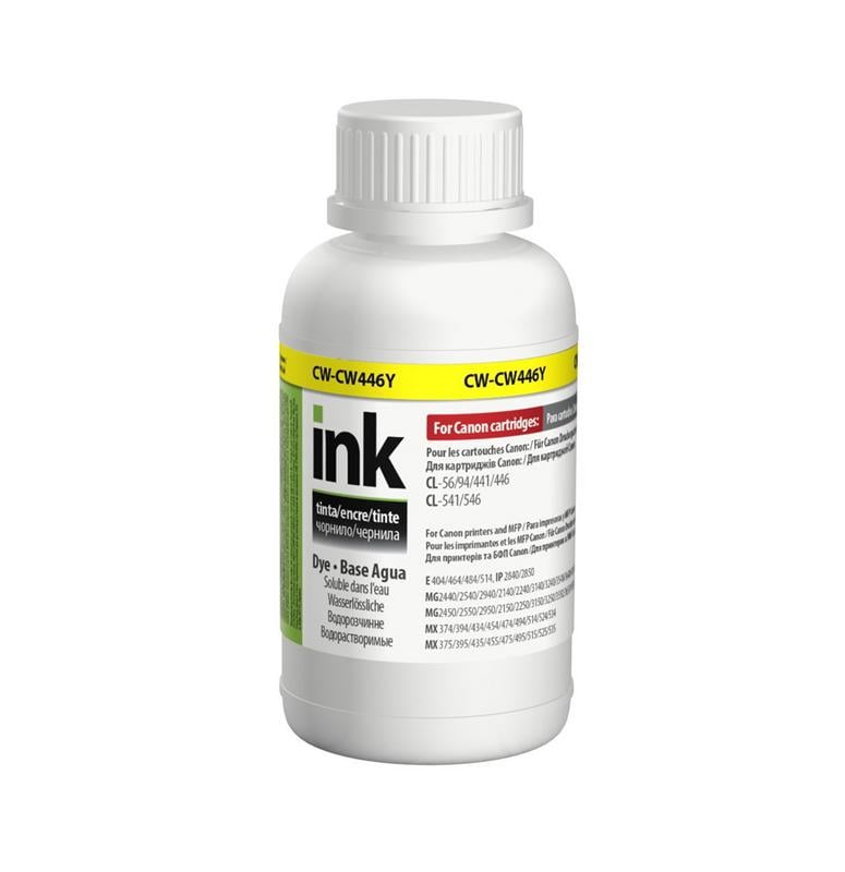 Чернила CW Canon CL-446 CW-CW446Y02 200 мл Yellow (CW-CW446Y02)
