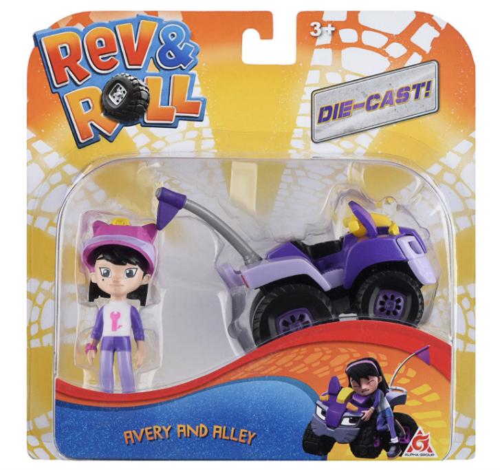 Набор детских игровых фигурок Rev&Roll Эйвери и Элли серии DieCast (EU881021) - фото 6