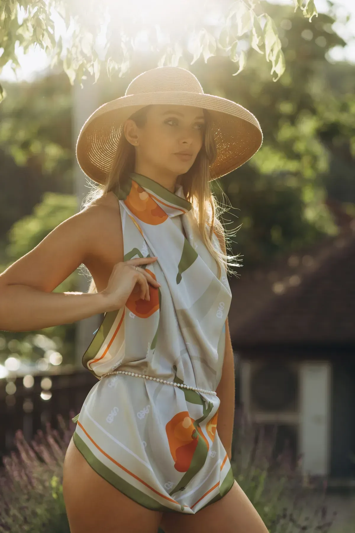 Платок мандарины шелковый 55х55 см Разноцветный - фото 8 Платок мандарины шелковый 55х55 см Разноцветный - фото 8