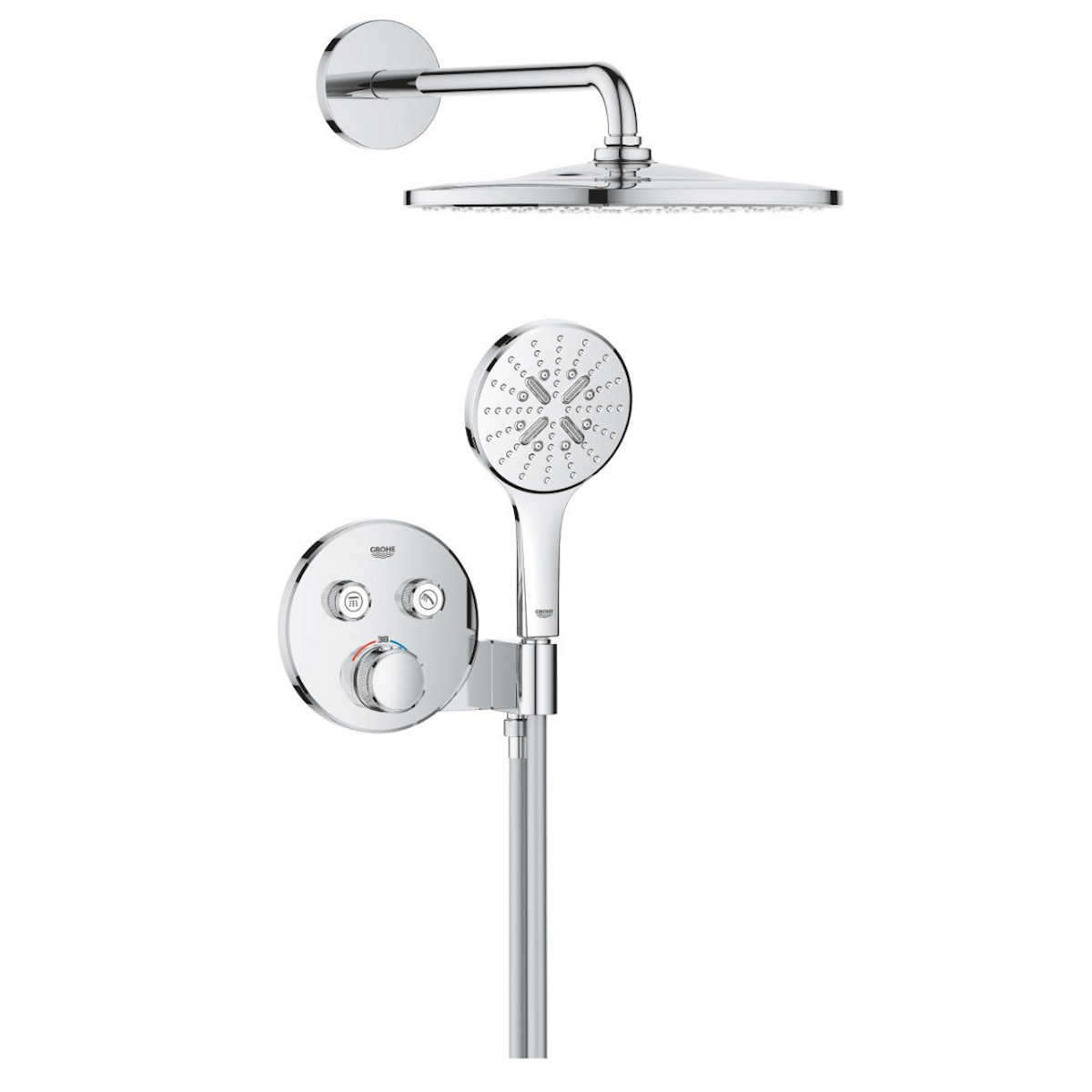 Душевая система Grohe Grohtherm SmartControl 310 скрытого монтажа латунь Хром (34866000)