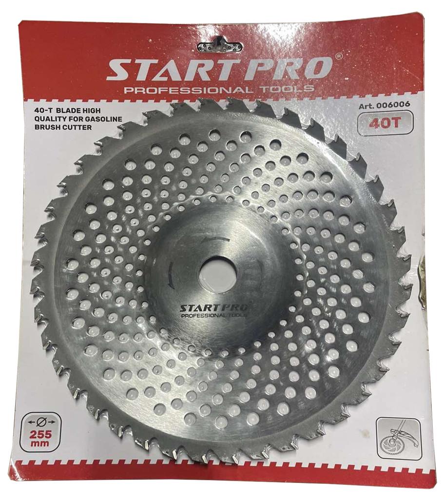 Диск для бензокосы Start Pro 40-Т с победитовым напайками изогнутый