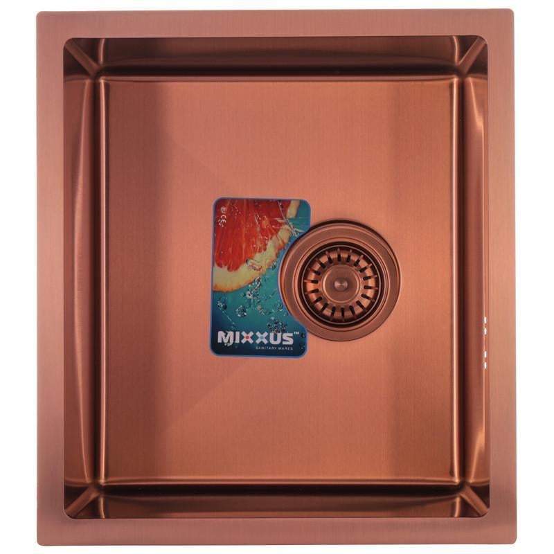 Мийка для кухні MIXXUS MX4843-220x1.0-PVD-Bronze (MX0558)