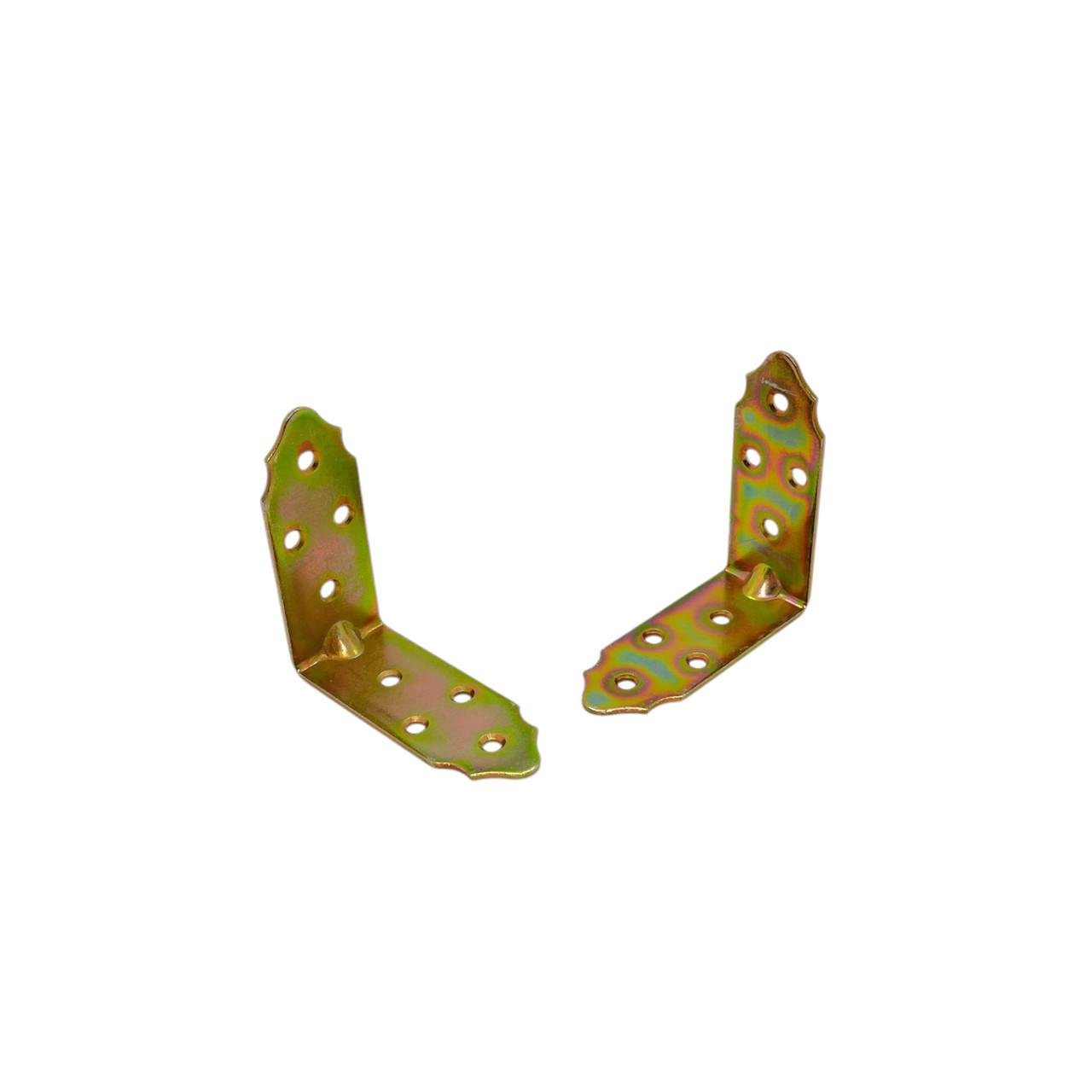 Кутник кріпильний Piomar 70х70х30 мм декоративний перфорований оцинкований (280042) - фото 2