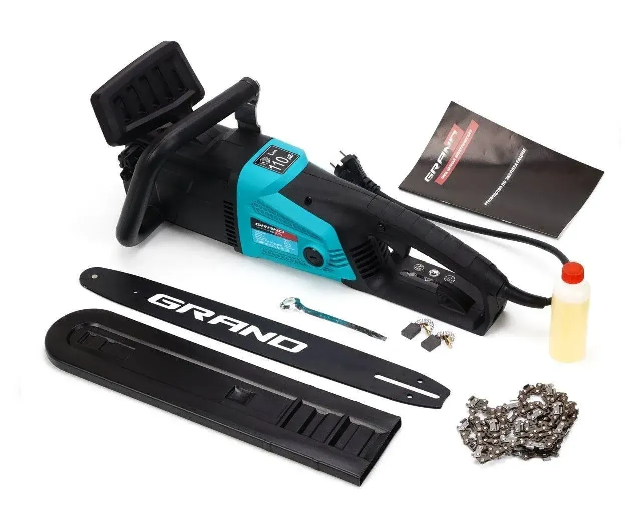 Пила ланцюгова електрична Grand ПЦ-2750 (28523170) - фото 6