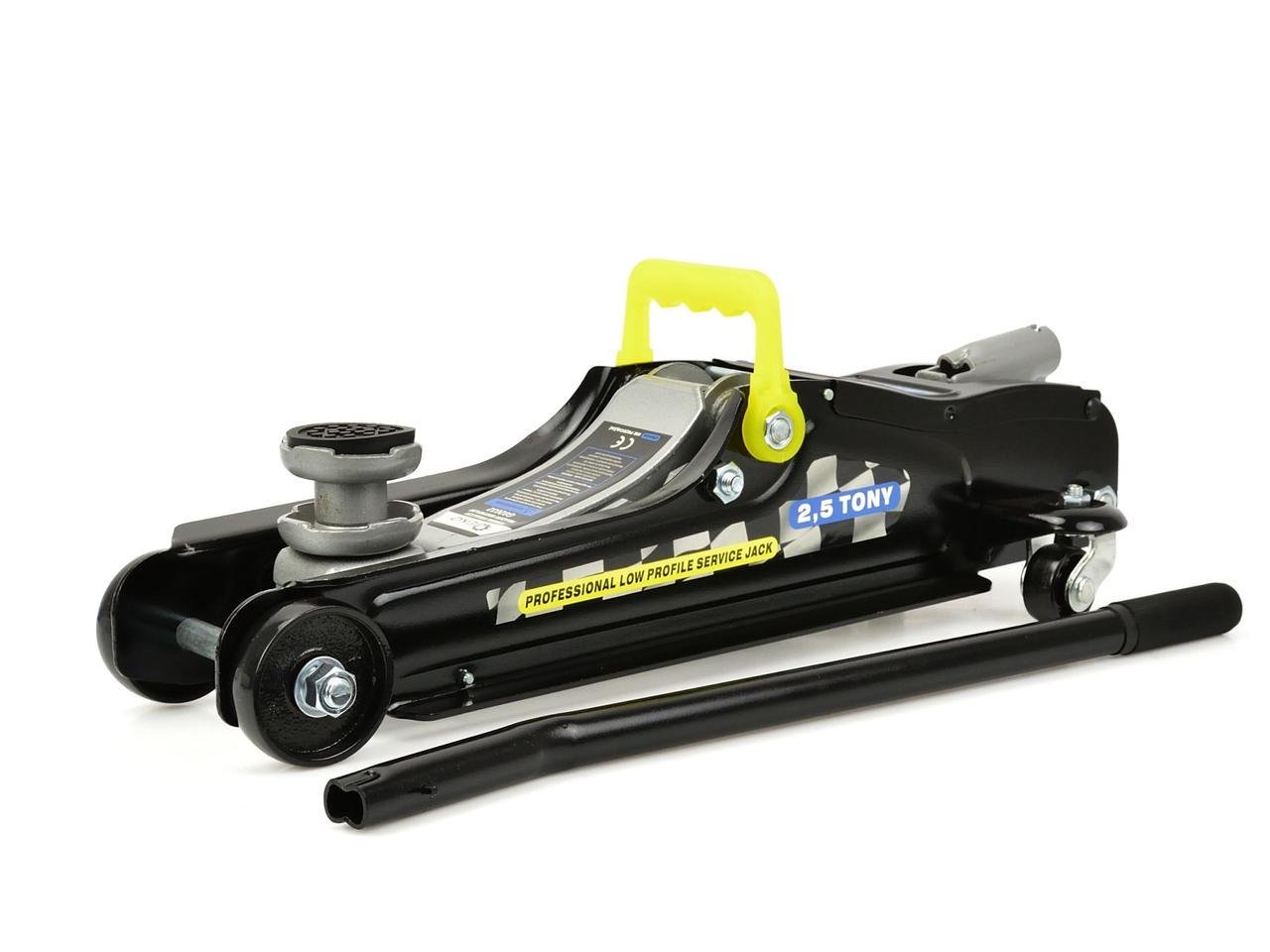 Домкрат гідравлічний GeKo підкатний низькопрофільний 80-360 мм 2,5 тонни (G02032) Домкрат гідравлічний GeKo підкатний низькопрофільний 80-360 мм 2,5 тонни (G02032)