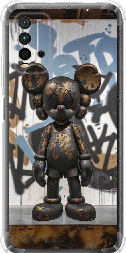 Чехол на Xiaomi Redmi 9T Bronze kaws v2 (6098sp-2257-42517)