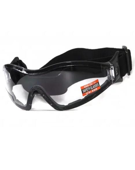 Окуляри захисні із ущільнювачем Global Vision Z-33 Anti-Fog Прозорий - фото 4