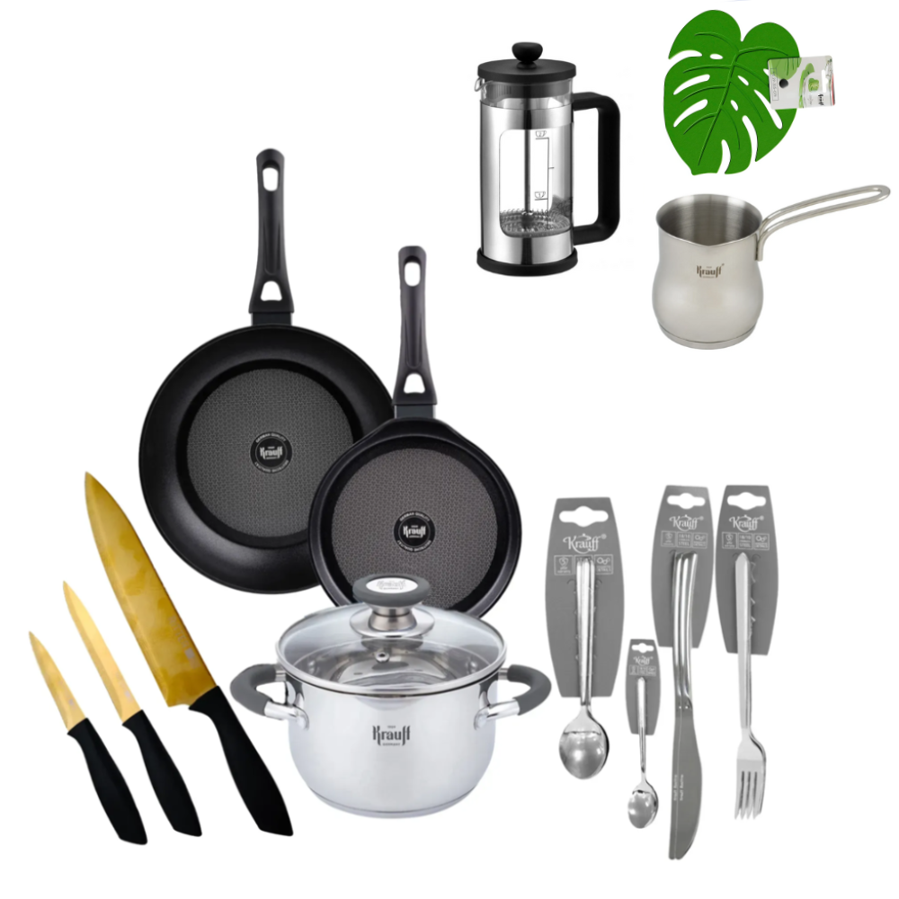 Набір посуду для кухні Krauff Готове рішення великий (55-333-412)