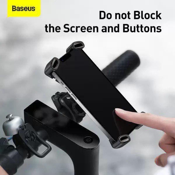 Велосипедный держатель для телефона BASEUS Quick to Take Cycling Holder Black (SUQX-01) - фото 9