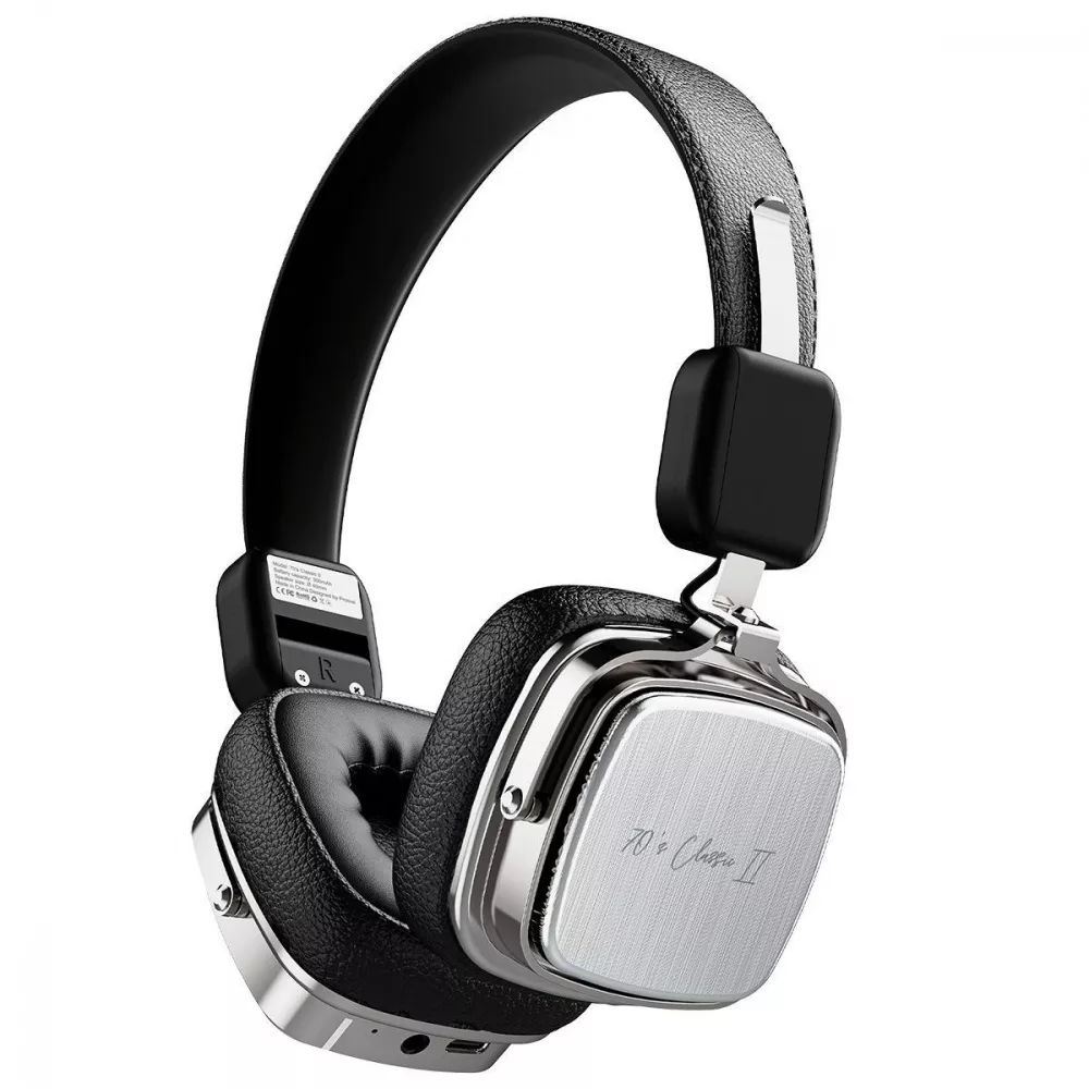 Наушники беспроводные Proove 70's Classic II Silver/Black (HPCL20010006)