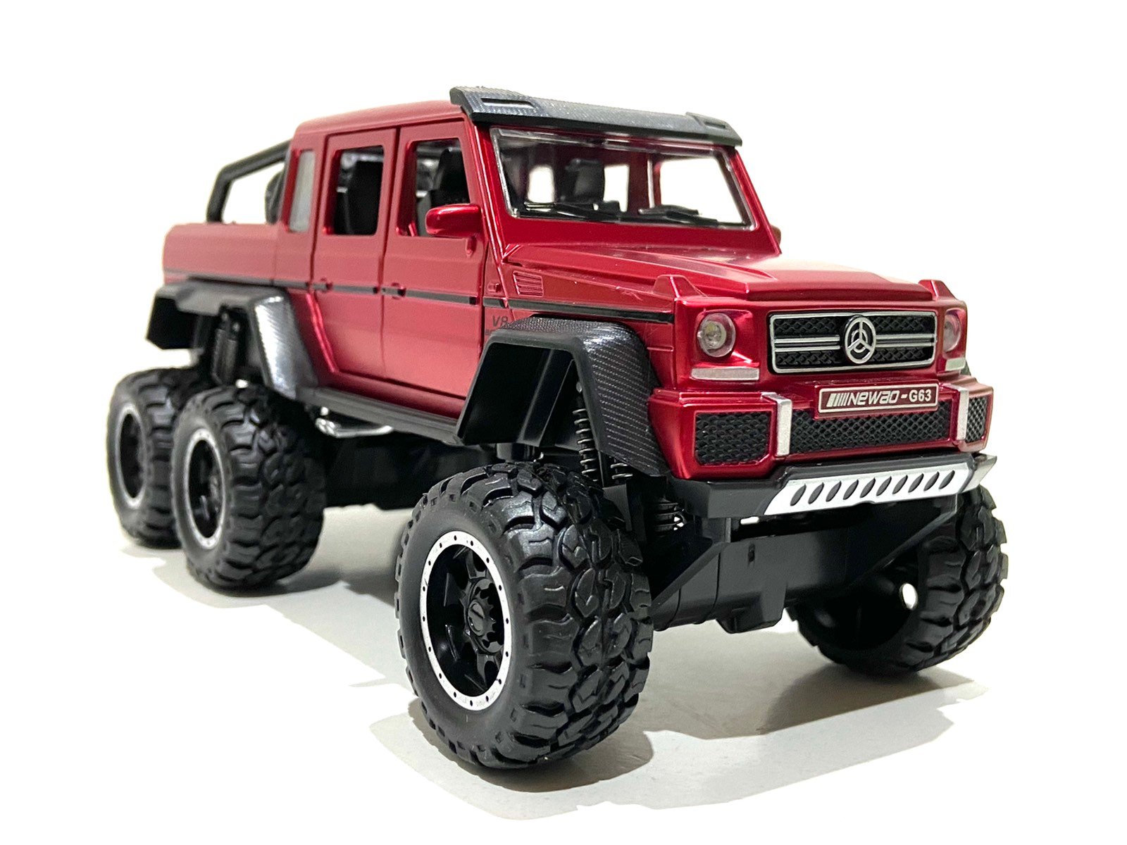 Машинка Автопром Mercedes-Benz G63 Гелендваген 19 см металл подвеска 1:32 Красный (7692)