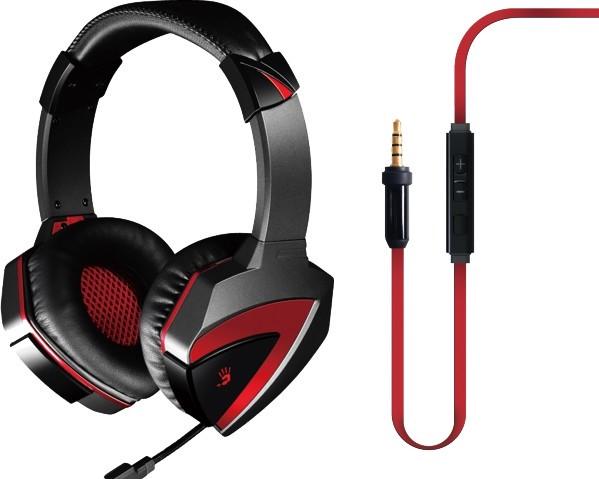 Навушники A4tech G500 Bloody Black/Red - фото 4