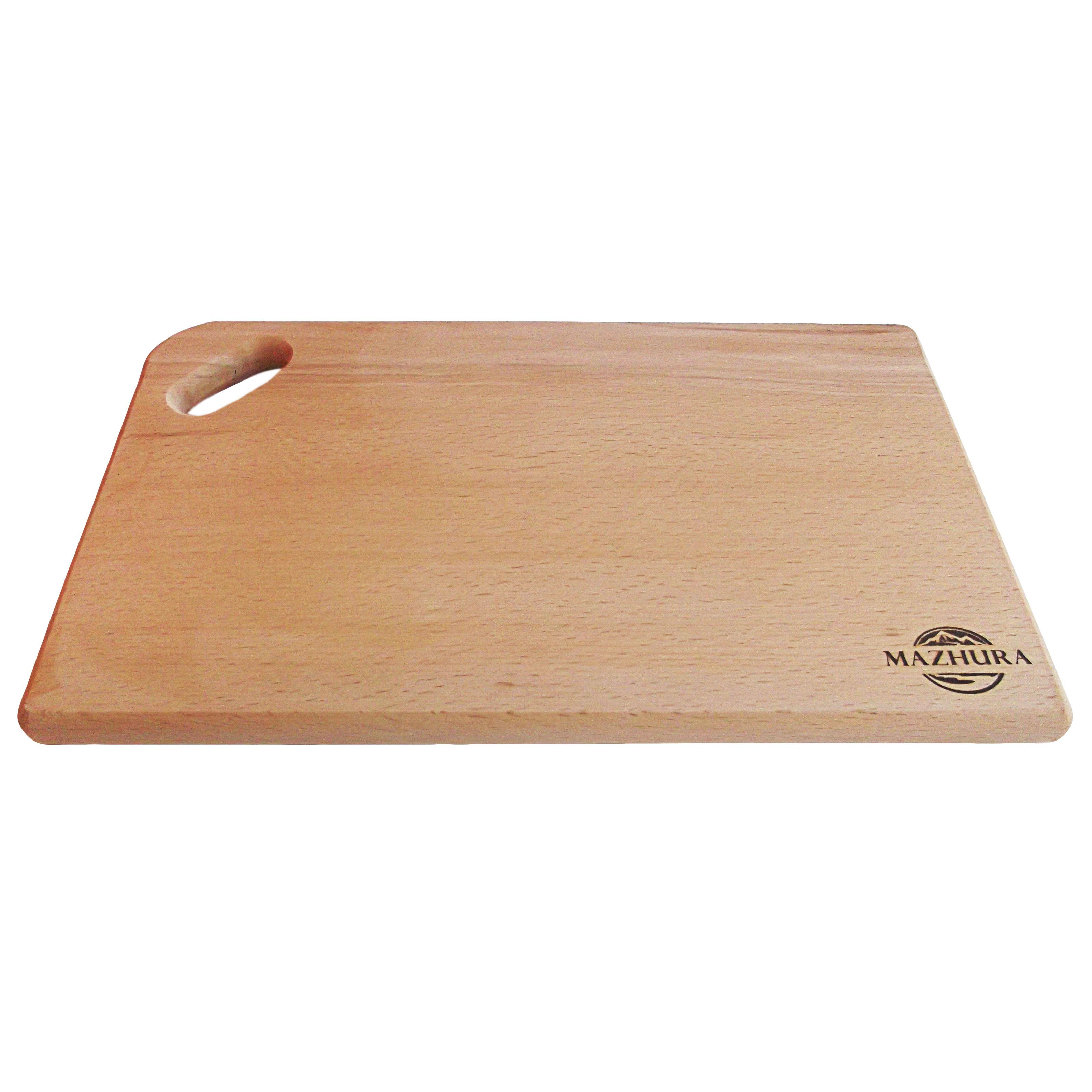 Доска Mazhura прямоугольная закругленная прямое отверстие 22х35 см (mz323190)