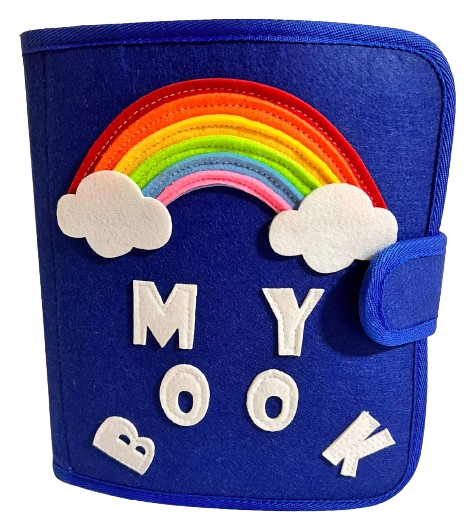 Розвиваюча тактильно-сенсорна книга за методикою Монтессорі 23 сторінки (139)