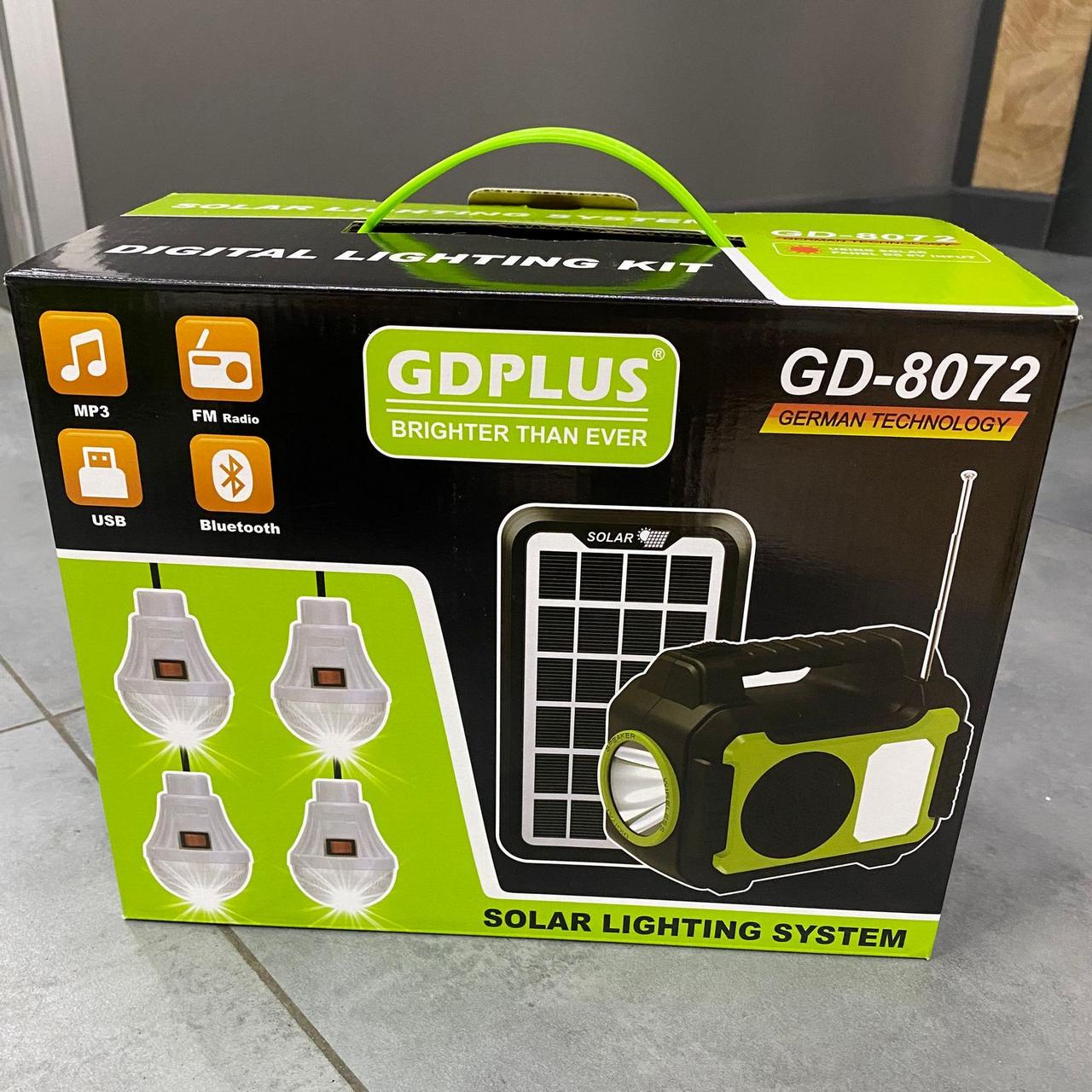 Система автономного освітлення GDPlus GD-8072 (1743865308) - фото 9