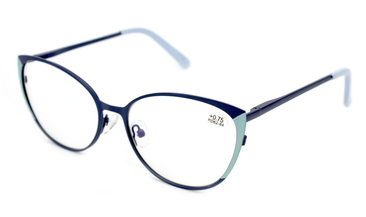 Окуляри для зору в металевій оправі Verse 320151S-C6 Blue Blocker +0,75 (4461319)