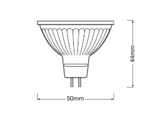 Лампа рефлекторная Osram GU5.3 Led 50x44 мм 3,8 W 350 lm IP20 4000К (4058075796676) - фото 2