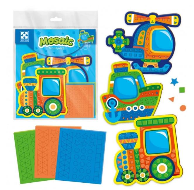 Набір для творчості Vladi Toys М'яка мозаїка Транспорт (MTT-170831)