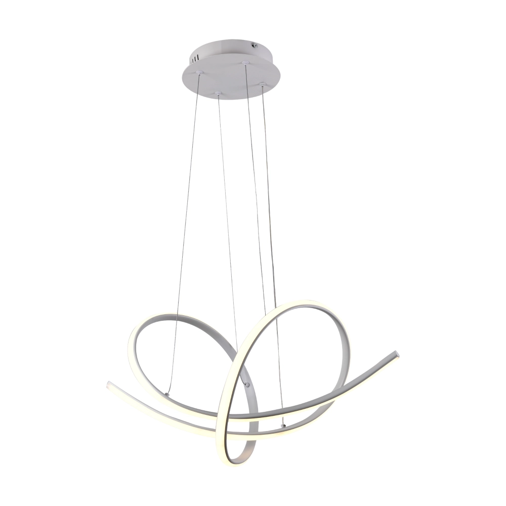 Люстра підвісна світлодіодна Sirius LCD3063 WT Білий (27438202)