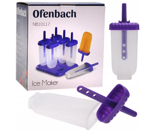 Форма для приготовления мороженого Ofenbach на 6 порций 11,5х5,5х2 см (10117) - фото 4 Форма для приготовления мороженого Ofenbach на 6 порций 11,5х5,5х2 см (10117) - фото 4