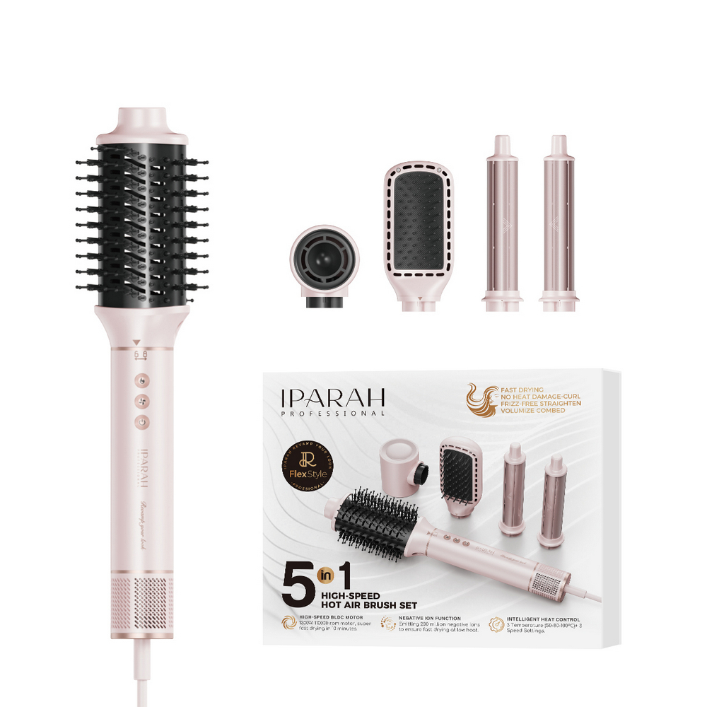 Фен-стайлер IPARAH 5 в 1 P-505P Pink