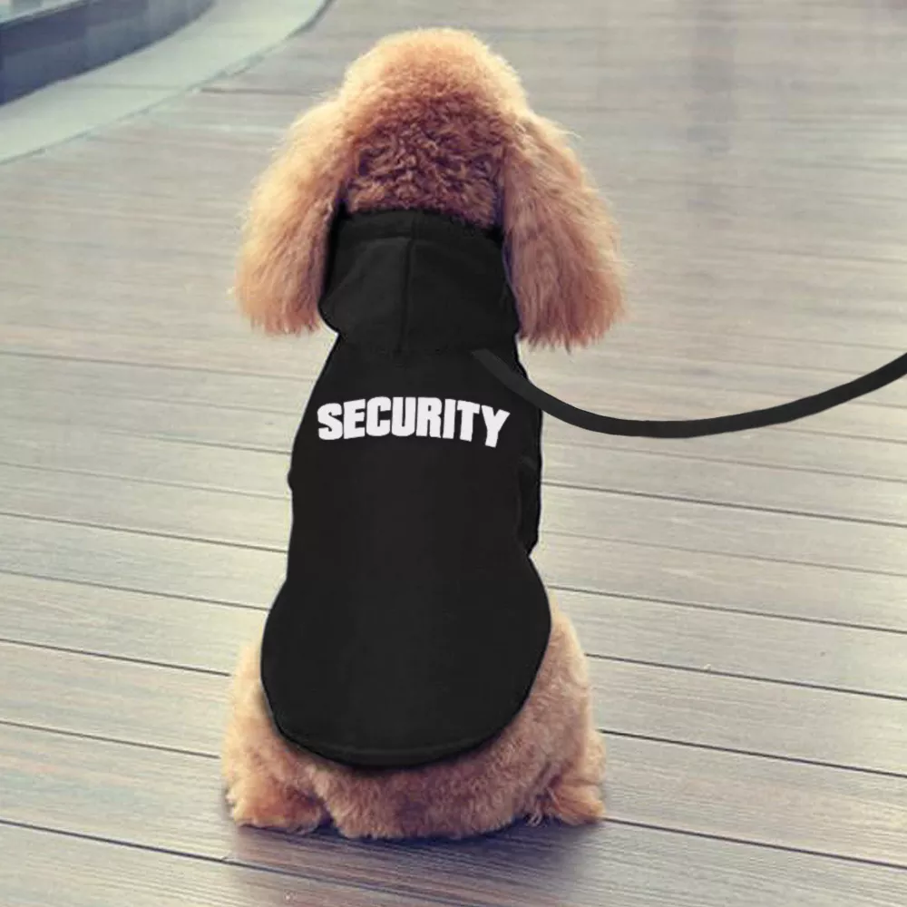 Худи классическое для собак SECURITY L Черный (1N0013) - фото 7