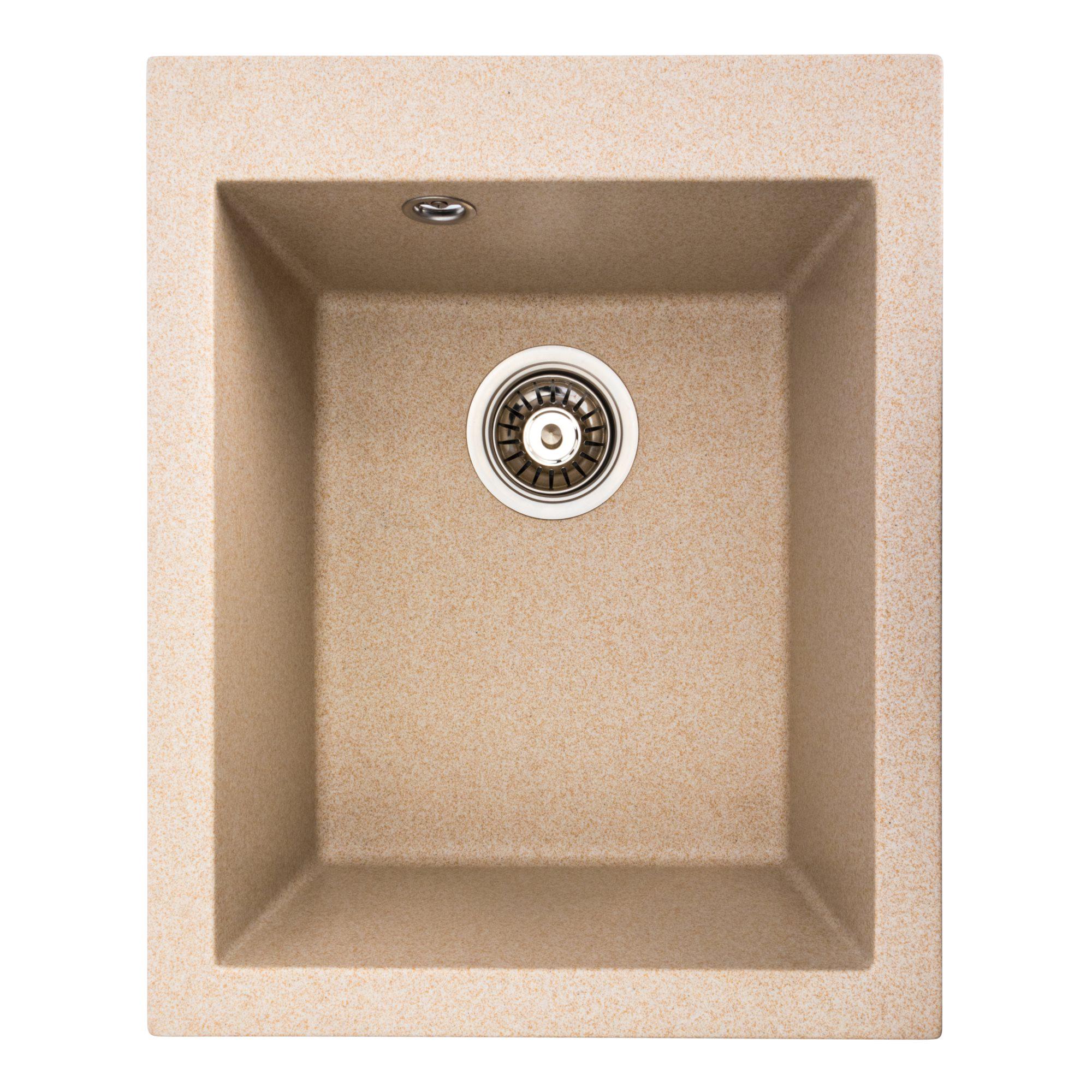 Мойка гранитная для кухни Platinum 4150 SOKIL матовая Сафари