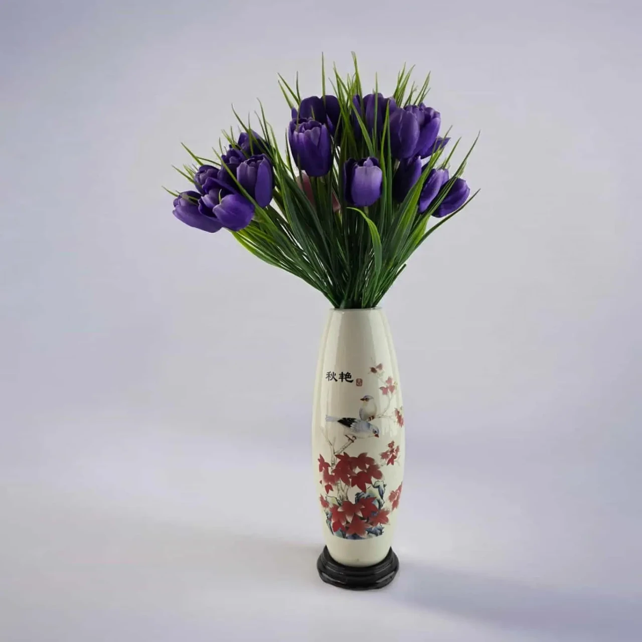 Ваза фарфоровая на подставке птицы на ветке 26х6,3х,6,3 см (32360E) - фото 4 Ваза фарфоровая на подставке птицы на ветке 26х6,3х,6,3 см (32360E) - фото 4