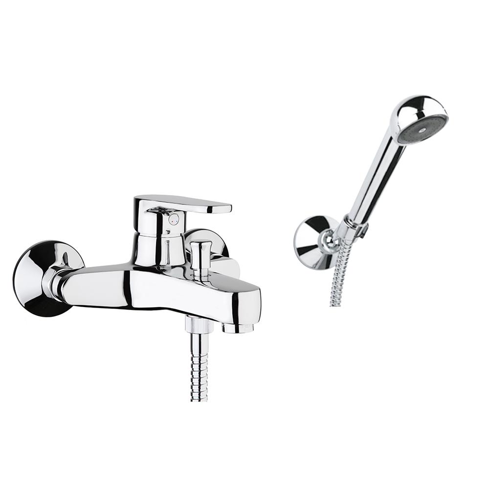 Смеситель для ванны с душевым гарнитуром SANTAN KYMA 75CR6501 Смеситель для ванны с душевым гарнитуром SANTAN KYMA 75CR6501