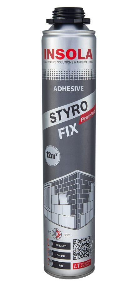 Клей-піна INSOLA Styro Fix Premium 850 мл