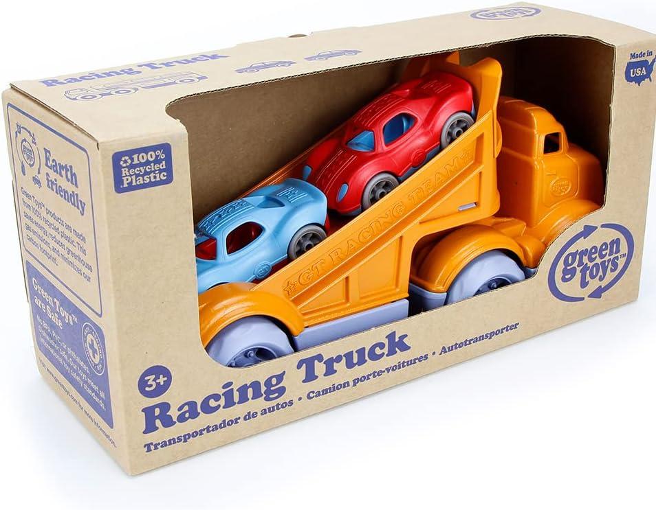 Вантажівка Green Toys з 2 гоночними машинками Racing Truck with 2 Race Cars (GTRTTK1734)